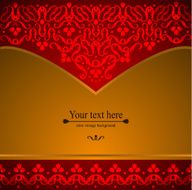 Design background with ornate floral pattern N6