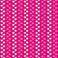 Heart shape vector seamless pattern Pink and white colors N8