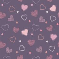 Valentine blueberry pattern