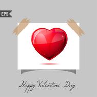 Happy valentines day cards with gift on background N2