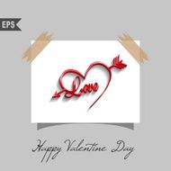 happy valentines day cards with heart on background