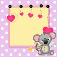 Cupid Koala with frame N2