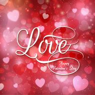 Valentine&#039;s love background