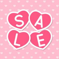 Valentines day sale concept for Your design