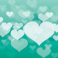 Abstract heart background in vector format N3