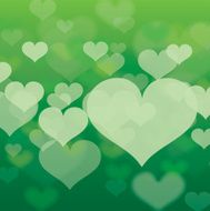 Abstract heart background in vector format N4