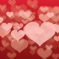 Abstract heart background in vector format N7