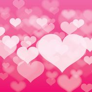 Abstract heart background in vector format N8