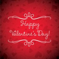 Valentine&#039;s Day card in vector format N5