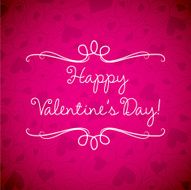 Valentine&#039;s Day card in vector format N6