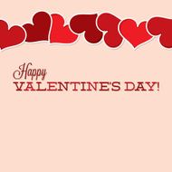Vintage Typographic Valentine&#039;s Day card in vector format