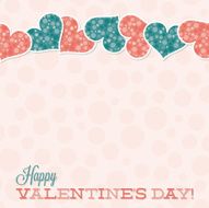 Vintage Typographic Valentine&#039;s Day card in vector format N7
