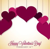 Overlay heart card in vector format N2