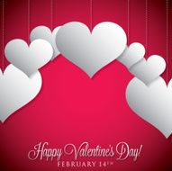 Overlay heart card in vector format N3