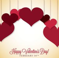 Overlay heart card in vector format N4
