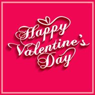 valentines day vintage lettering background N12