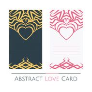 abstract love card N2