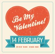 vintage valentine's day card