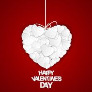 Happy Valentines Day Card Vector Illustration N22