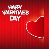 Happy Valentines Day Card Vector Illustration N31