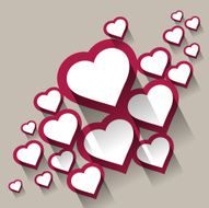 Heart for Valentines Day Background N12