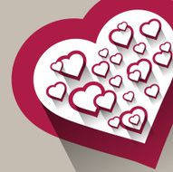 Heart for Valentines Day Background N13