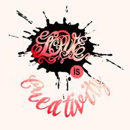 Heart symbol of love and Valentines day lettering N2