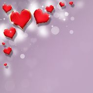 Red Valentine Hearts N9