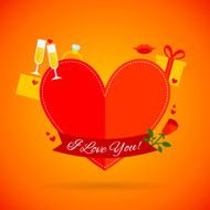 romantic love card N2
