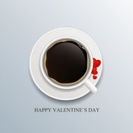 Valentine Day Card with Heart Vector Illustration N4