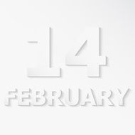 FEBRUARY 14 Valentine&#039;s Day