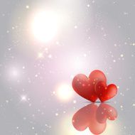 Valentines Day hearts background