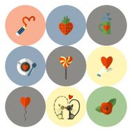 Happy Valentines Day Icons N534