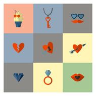 Happy Valentines Day Icons N536