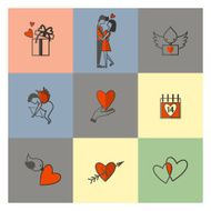 Happy Valentines Day Icons N537