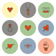 Happy Valentines Day Icons N545