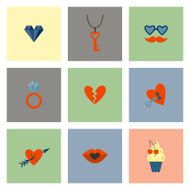 Happy Valentines Day Icons N546