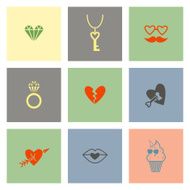 Happy Valentines Day Icons N549