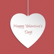 Simple Valentine Day greeting