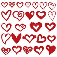 Set with hearts N2
