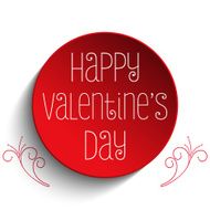 Valentine Day I Love you Button