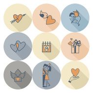 Happy Valentines Day Icons N563