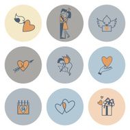 Happy Valentines Day Icons N565