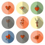 Happy Valentines Day Icons N575
