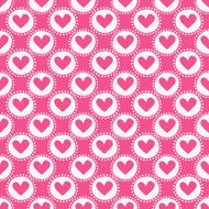 Seamless pattern with hearts Vector illustration N4
