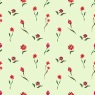 Seamless pattern with flowers N77