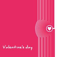Valentine&#039;s Day poster Typography Vector illustration N3
