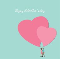 valentines minimal design