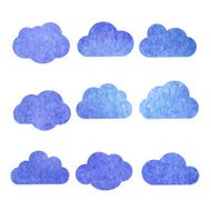 Watercolor sky background N4