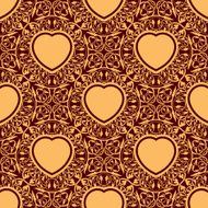 Seamless texture with heart N3